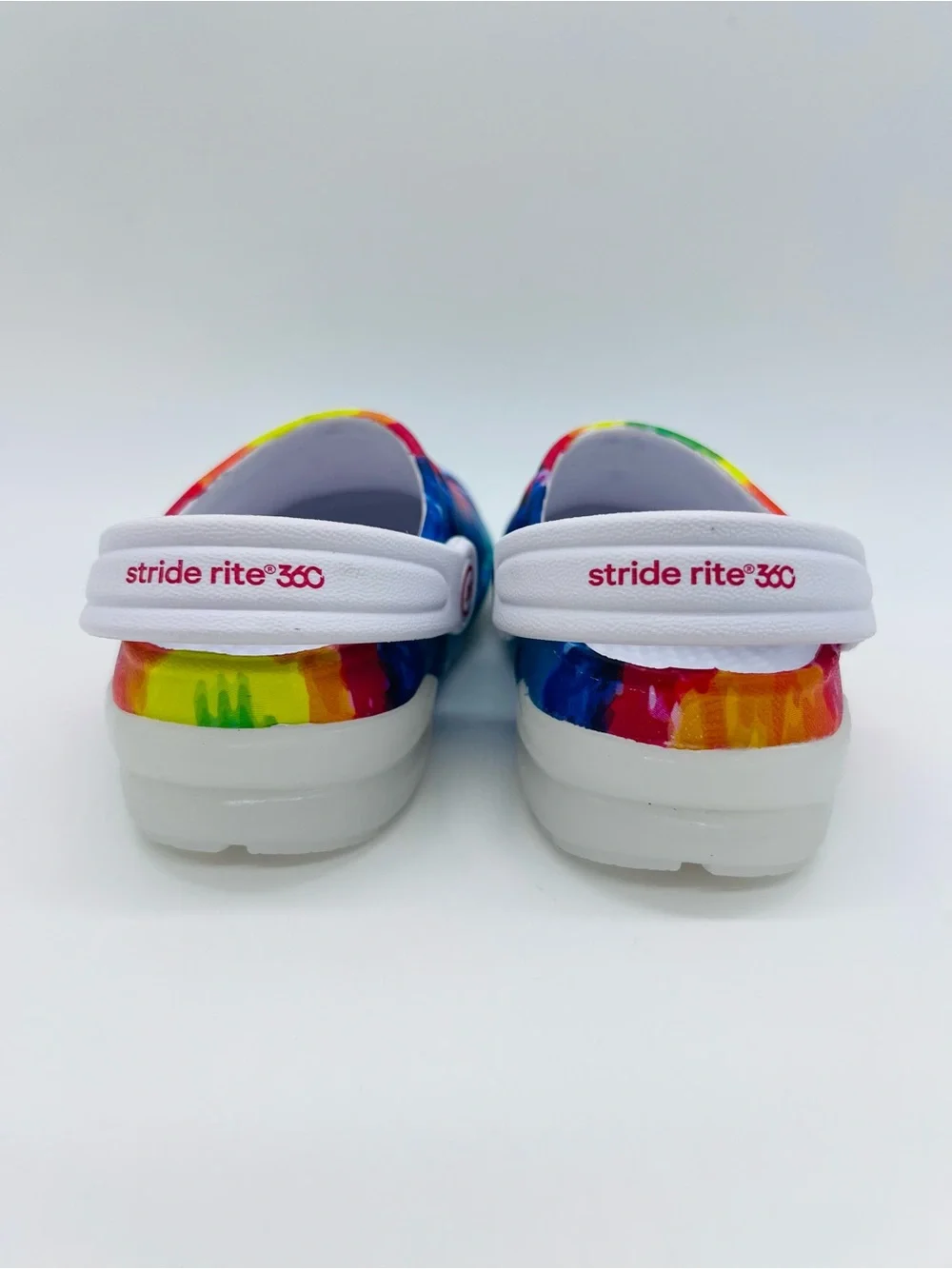 Stride Rite Boys Tie-Dye Slip-On Light Up Sandals Size 6 Child